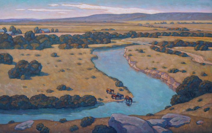 Howard Post, Above the Riverbend, 2017