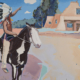 Joe Baker, Camp Horwitch, 1985 oil on canvas, 66 x 106 in. Courtesy of the Artist